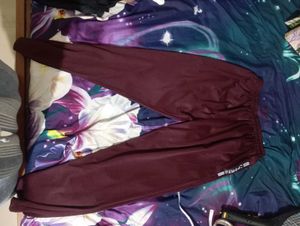Maroon Athletic Pants