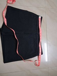 winter Black Shorts