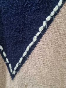 Stylish Two-Tone Knit Dress