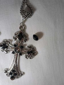 Gothic Cross Pendant Necklace