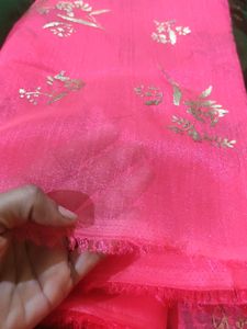Organza Saree New With Tag