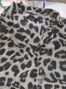Stylish Leopard Print Shirt