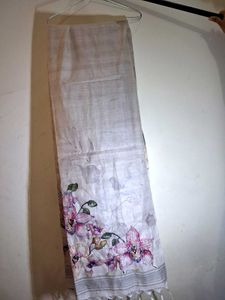 Floral Print organza dupatta