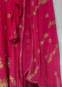 Elegant Pink Embroidered suit