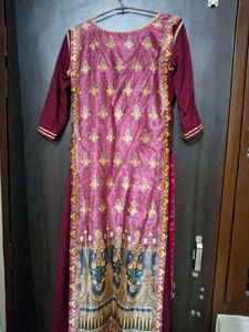 Elegant Embroidered Gown