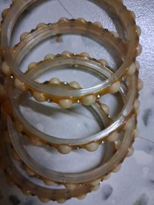 Set of 4 Beaded Bangles