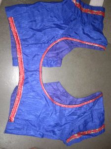 Royal Blue Blouse