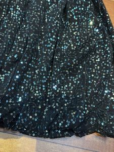 Sparkly Black Mini Skirt