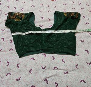 Emerald Green Sequined Saree