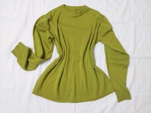 Lime Green Long Sleeve Top