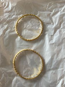 Golden Bangles (Set of 2)