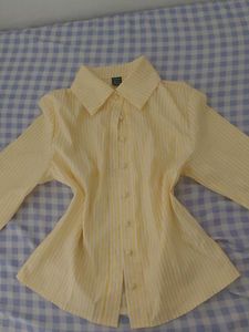 Chic Striped Button-Up Shirt