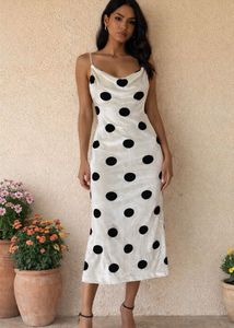 Polka Dot Slip Dress
