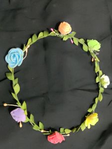 Colorful Floral Crown Headband