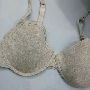 Comfortable❤️ Grey Heather Bra