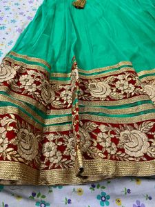 Wedding Season Special Guys🎉 Teal &amp; Gold Lehenga
