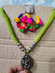 Set Of Nack Lase , Earings