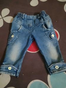 Cute Denim Baby Pants