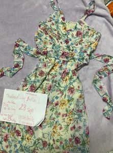 Floral Summer Dress long 32-34