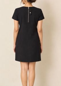Classic ZARA Black Short Sleeve Dress