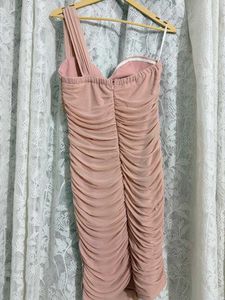 Elegant Ruched One-Shoulder Dress