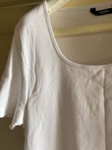 Classic White Crew Neck Tee