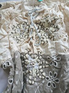 Boho Tiered Embroidered Off-Shoulder Dress