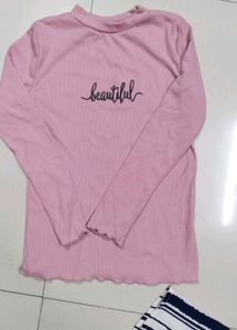 Pink "Beautiful" Graphic Top💗