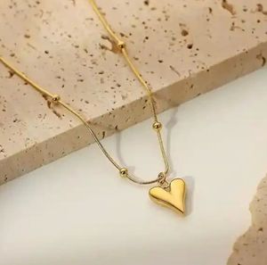 Elegant Gold Heart Necklace