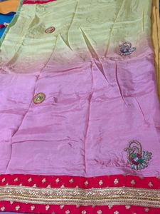 Beautiful Rainbow Saree ❤️💚💛💜