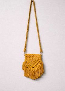 Macrame Crossbody Bag