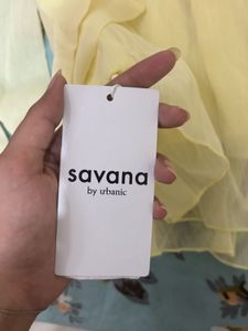 Savana by Urbanic Yellow Gown