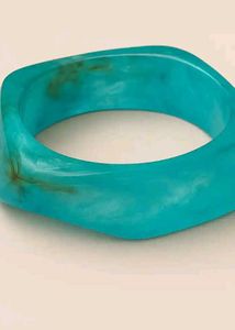 Turquoise Geometric Bangle