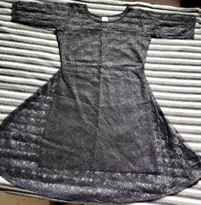 Elegant Black Lace Dress