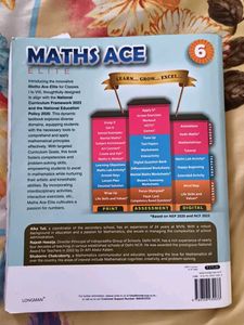 Maths Ace Elite Class 6 Textbook