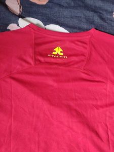 Women Red 'Make Things Happen' Tee