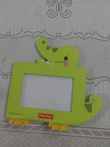 Cute Crocodile Wooden Photo Frame