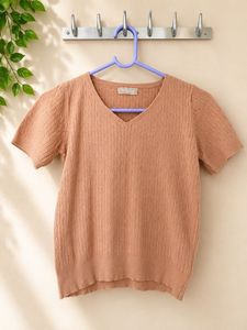 Cozy V-Neck Knit Top