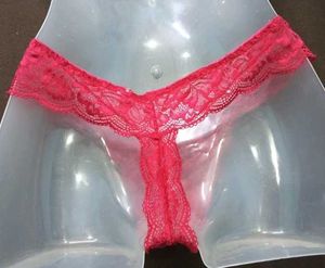Pink Lace Thong Panty 🖤