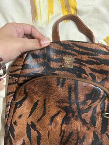 Stylish Tiger Print Backpack