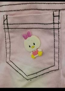 Cute Barbie Pink Overalls Dress Set