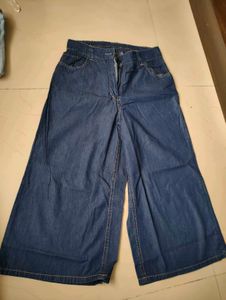 Stylish Denim Culottes