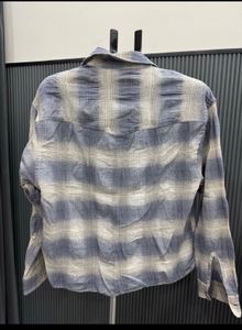 Zara Textured Check Shirt
