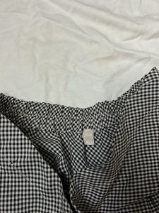 Gingham Pleated Mini Skirt