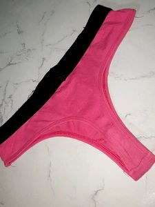 French Connection Pink Thong 30-32 size