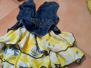 Elegant Denim Frock