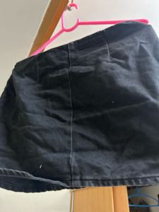 Zara Denim Mini Skirt with inbuilt shorts