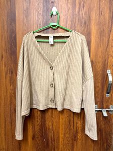 Ribbed Knit Cardigan