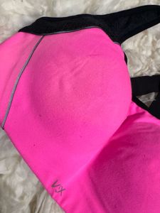 VIX Pink &amp; Black Sports Bra