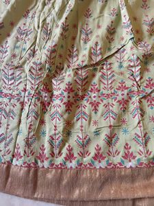 Elegant Floral Ethnic Skirt